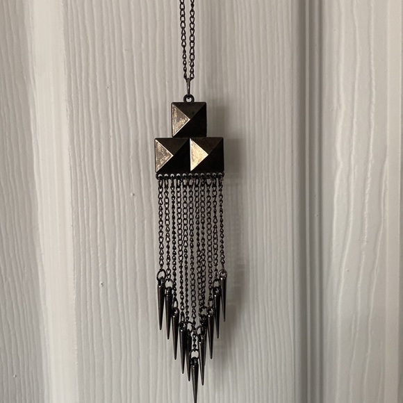 Set of 3 Long Necklaces - all metal in different tones - Picture 1 of 4